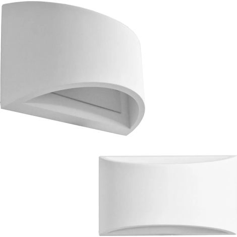 Applique in Gesso Bianco per Interni, Personalizzabile