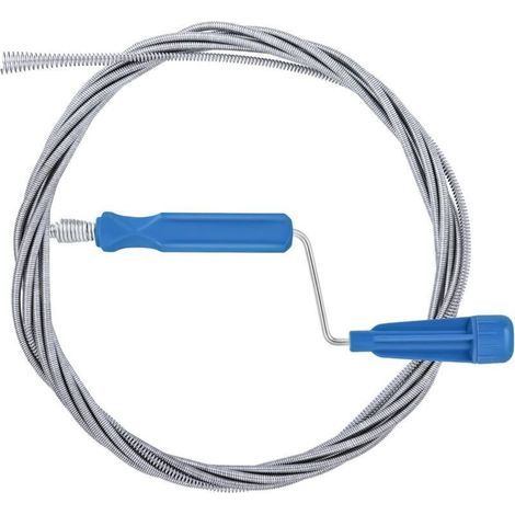 Furet Deboucheur Canalisation Professionnel, 6 m x 6 mm Furet plomberie Deboucheur wc Déboucheur canalisation Deboucheur evier Sonde de Debouchage pour WC Evier Canalisation (1/4)
