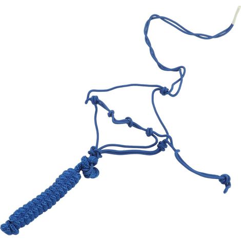 Licol en corde pour cheval, réglable et confortable, en nylon avec nœuds, accessoires pour harnais. (1/5)