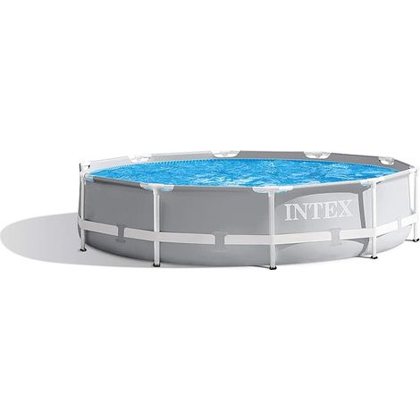 Intex – Piscine hors sol tubulaire Prism Frame 305 x 76 cm – Matériau PVC 3 couches – Capacité 4485 litres – Installation rapide sans outils (1/7)