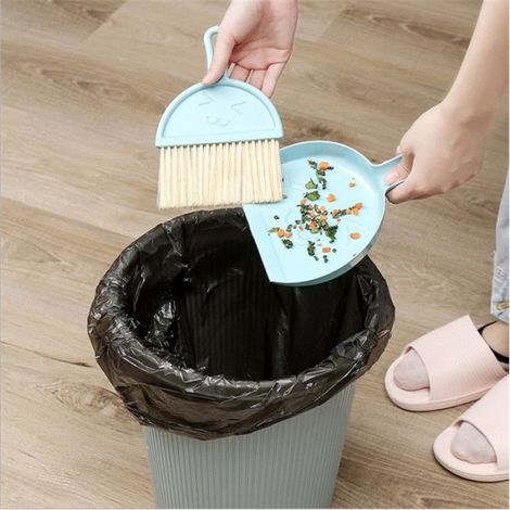 Pelle À Poussière - Balai Mini - Pour Nettoyage Cage Clapier - En Plastique PP - 2 Pièces (1/4)
