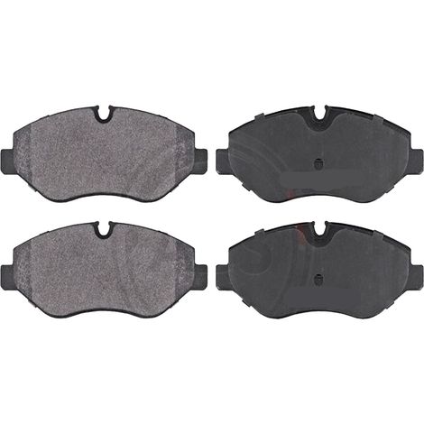 KIT PASTIGLIE FRENO ANTERIORI compatibile con VW CRAFTER 30-35/50 Autobus (2E) / PASTIGLIE FRENANTI AUTO OEM 37553, / SOSTITUZIONE DIRETTA / BASSA POLVERE / SILENZIOSO (1/4)