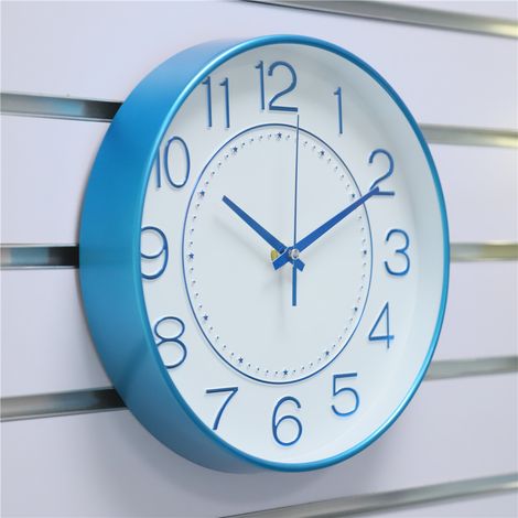 [8-inch 20cm] Modern Wall Clock, Battery Powered (Not Included), Wall Clock, Watch, Wall Clock, Clock Wall Watch, Suitable for Living Room/Bedroom/Kitchen/Office/Nursery Decoration, Simple Clock Decor (1/5)