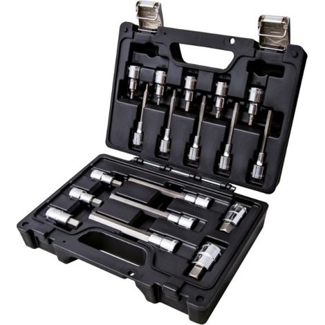 Beta BW 923E-PE/C18 Cassetta con bussole maschio esagonale 18 Pz. (1/3)