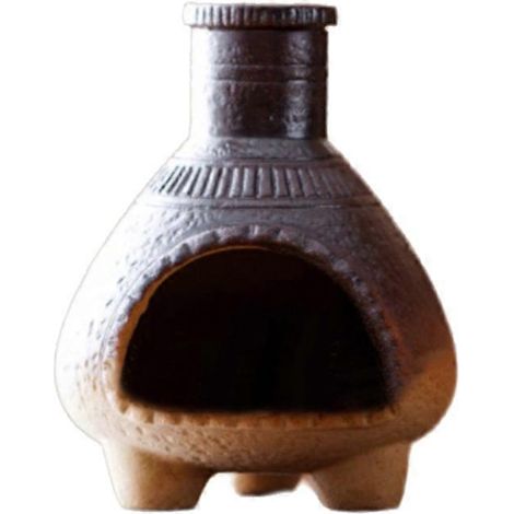 Brûleur en céramique, plateau de combustion pour bois de santal et sauge, support conique en céramique (1/5)