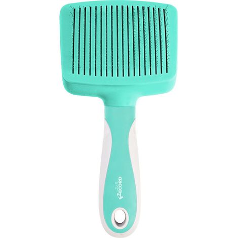 Cardatore autopulente large linea Hairmony per pelo medio lungo di cani