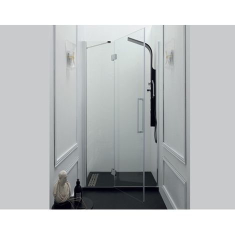 Porta doccia TEPB43 in cristallo 6 mm trasparente cm. 130 (est.
