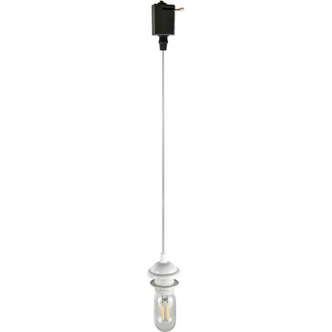 Suspension moderne en fer forgé E27, lustre de plafond pour salon, bar ou cantine, 85-265 V, blanc (1/5)