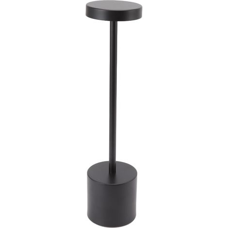 Nordische LED-Touch-Schreibtischlampe mit 3 Helligkeitsstufen, dekorative Tischleuchte für Hotels und Restaurants, schwarz (1/5)