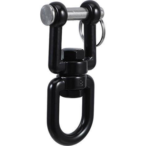 Anneau Pivotant Compatible Charges Lourdes Double Rotation Fluide en Acier Inoxydable pour Chaise Hamac et Balancelle pour Usage Extérieur et Escalade (1/5)