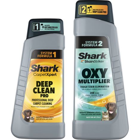Kit Soluzione Detergente per Shark StainStriker 946 ml 473 ml