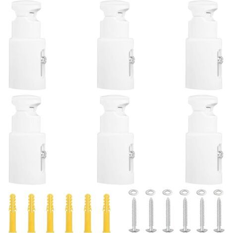 6-teilige Handtuchhalter-Halterungen, Heizkörperhalterungen aus Gusseisen, verstellbare Heizkörperhalterungen für gerade oder gebogene Badezimmerheizkörper