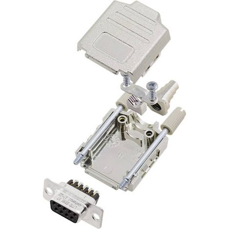 Amphenol L17DPPK15-M+L77DA15SST KIT connettori femmina SUB-D 180 ° Numero Poli (num): 15 A vite 1 pz.