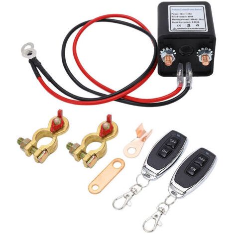 Interrupteur de Déconnexion de Batterie à Distance Interrupteur de Déconnexion de Batterie 12V 250A (1/5)