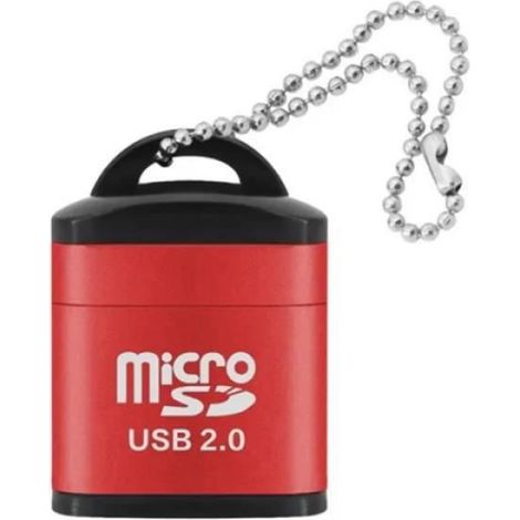 Lecteur De Carte Microsd - Aluminium Alliage - USB 2.0 - Pour Téléphone Portable Et Ordinateur - 1 Pièce