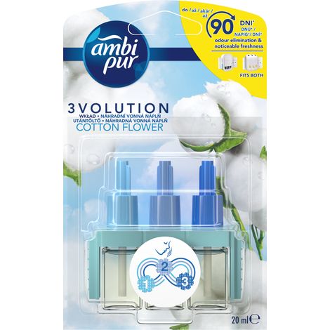 Ambi Pur Cotton Fresh - Recambio de ambientador, 20 ml