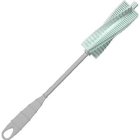 1pc Bouteille Bébé Brosse Goupillons avec Longue Poignée Souple Nettoyant Bouteille en Silicone pour Tasses Tasses Bouilloires Verres À Vin (1/5)