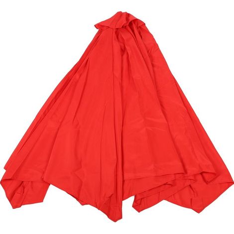 Auvent de remplacement pour parasol, protection solaire professionnelle, imperméable à la pluie, housse en tissu pour dessus de parasol en porte-à-faux pour extérieur, patio, jardin, diamètre 118,1 po (1/5)