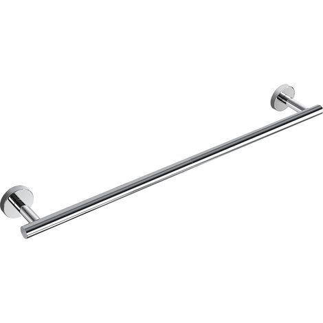 60CM Porte Serviette Mural Salle de Bain en SUS304 Acier Inoxydable, Robuste Support Barre Sèche Serviette avec Tube Épaissi pour Cuisine, Installation par Perçage, Chrome Poli (1/5)