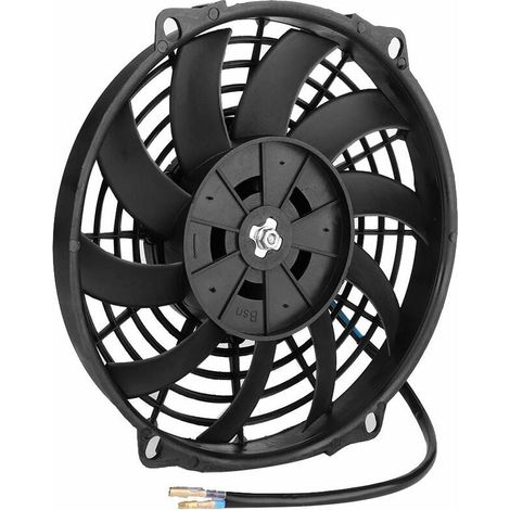 A/C-Lüfter, 24 V 9 Zoll Universal-Klimaanlagen-Kondensator-Elektrolüfter mit gebogenen Flügeln für Autos (1/5)