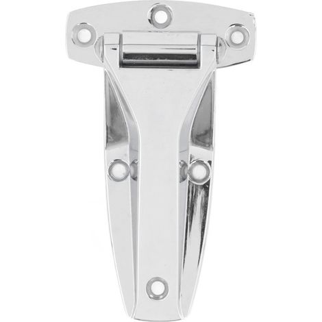 Charnière en T à fermeture douce, en alliage de zinc, de remplacement pour porte de voiture ou boîte à outils, couleur argent. (1/5)