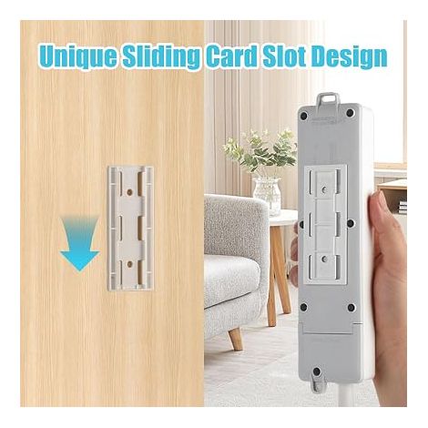 Self-Adhesive Wall Mount Strip Cable Holder for Kitchen and Office (1/4)