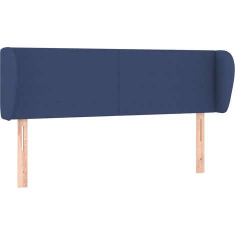 Maison Exclusive - Cabecero de tela azul 147x23x78/88 cm (1/5)