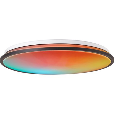 Brilliant Heida LED Deckenaufbau-Paneel 48cm schwarz, Metall/Kunststoff, 1x 30 W LED integriert, (Lichtstrom: 3000lm, Lichtfarbe: 3000-6500K) (1/5)