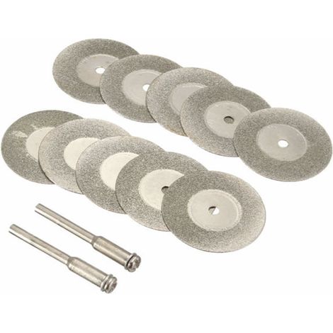 DISCHI DIAMANTATI PER DRIMEL 12PZ DIAMETRO 30MM