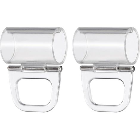 2pcs Poignées de Store Enrouleur sans Fil 20mm en Plastique, Fixation Fiable et Installation Simple pour Stores Plissés Divers Environnements (1/5)