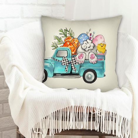 Housse de coussin décorative résistant au lavage pour canapé chambre à coucher salon