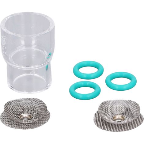 Lot de consommables soudure TIG : coupelles verre, joints toriques, tamis pour WP-9/20, WP-17/18/26, WP24/25 (1/5)