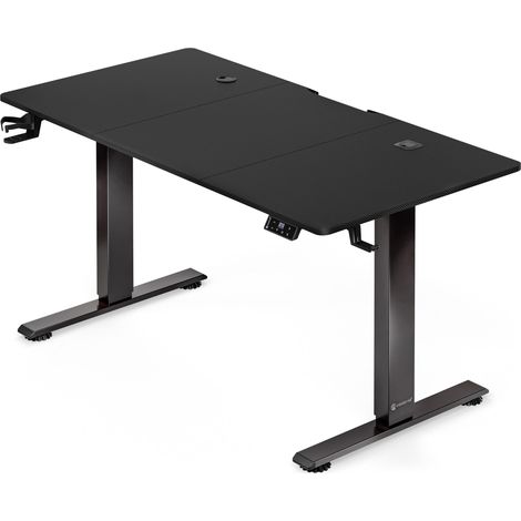 CASARIA® Scrivania Elettrica 120 x 60 cm Ergonomica Regolabile XL, Black (en) (1/5)