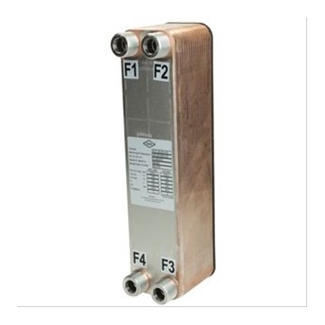 Echangeur à plaques PWT 30 - 30 plaques, H=311mm, FF3/4'', surface 0,616m²