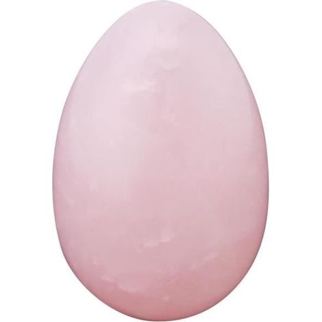 Pierre de massage Yoni en cristal rose 45 x 30 mm (1/4)