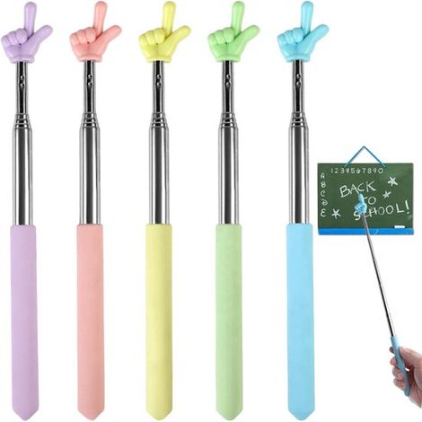 5er-Packung ausziehbare Fingerzeigerstöcke (21–69 cm) (1/5)