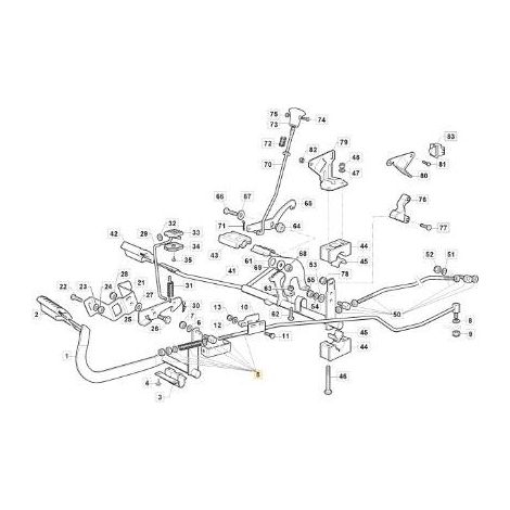 VARILLA DE FRENO TC TT SD C/CRUISE ORIGINAL STIGA - 382000675/0