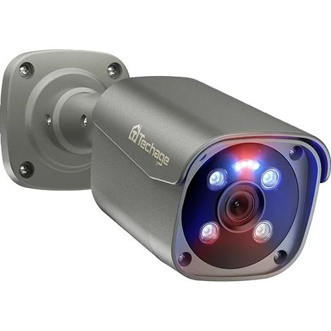 Cámara IP, resolución de 5 MP, audio bidireccional, cámara de 8 MP, PoE de 48 V, 3,6 mm (1/2)