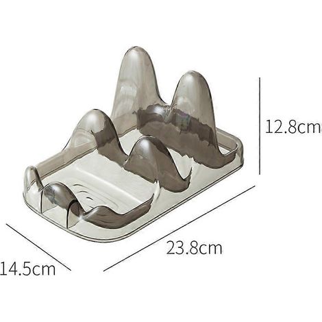 Repose-cuillère multifonction avec support pour couvercle, repose-cuillère intégré (1/4)