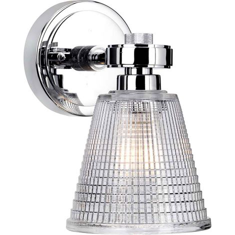 Wandlampe Leuchte Spiegellampe LED Badezimmerleuchte Glas Treppenhauslampe chrom