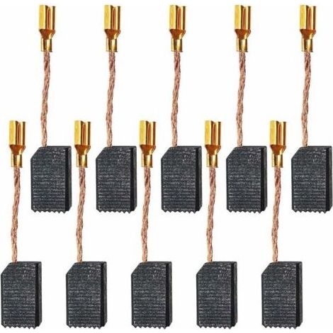 10 Pièces Balais de Charbon Accessoires pour Outils Électriques Balai de Charbon pour Meuleuse d'Angle Électrique (15 x 8 x 5mm),T-Audace (1/5)