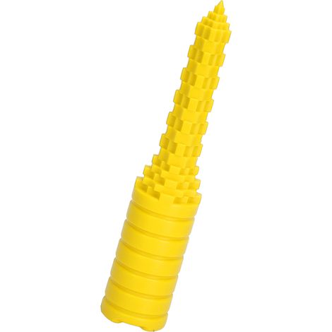Perce-pain pour hot-dog en ABS jaune 17,9x4 cm outil cuisine barbecue grill saucisse 49 g (1/5)