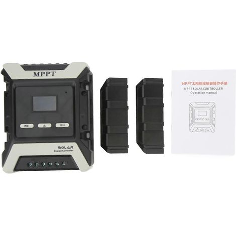 10A MPPT-Solarladeregler, 12V-80V Photovoltaikmodul, Farb-LCD-Bildschirm, intelligenter Spannungsregler, robustes Gehäuse. (1/4)