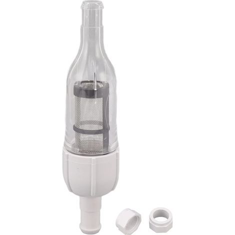 Filtre en ligne 48080 pour pièces Polaris, accessoires de rechange, écrou de tuyau transparent D15 pour montage sur piscine 48080 pour pièces Polaris (1/5)