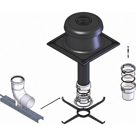 Kit parete flessibile PP D.80 Completo (1/2)