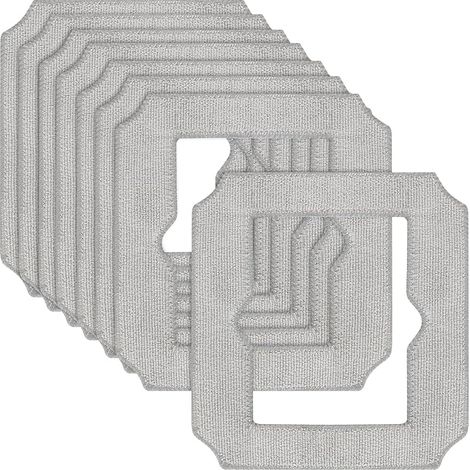 Lingettes de nettoyage pour aspirateur robot de fenêtre ECOVACS Winbot Mini W-CC02-0012, lavables et réutilisables, lot de 8 (1/5)