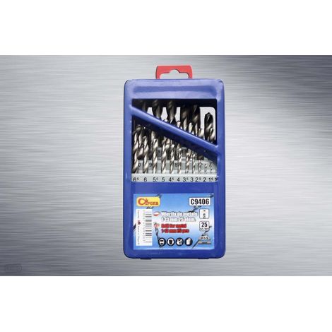 Jeu de forets en métal Richmann C9406 1-13 mm 25 unités