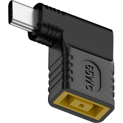 Adaptateur 65W DC Femelle vers USB Type-C Mâle - Alimentez Efficacement Vos Appareils (1/3)