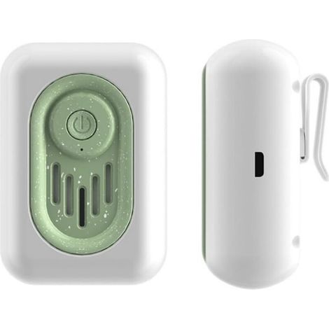 Lntyq Kühlschrank-Deodorant, Kühlschrank-Geruchsentferner, über USB wiederaufladbarer, wiederverwendbarer kleiner Ozon-Luftreiniger für Kühlschrank, Schuhe, Schrank, Auto, Haustier