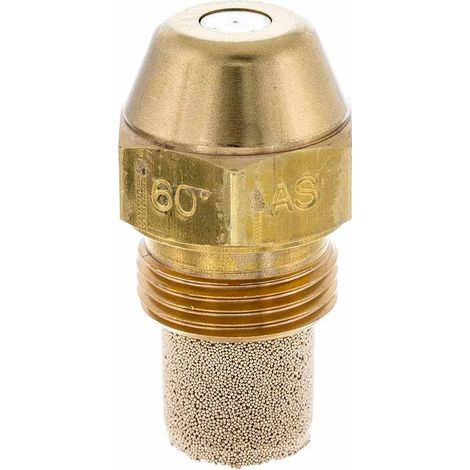 Embout de pulvérisation DANFOSS Type S 60º 0,75 gallons - 2,94 kg/h Gicleurs fioul